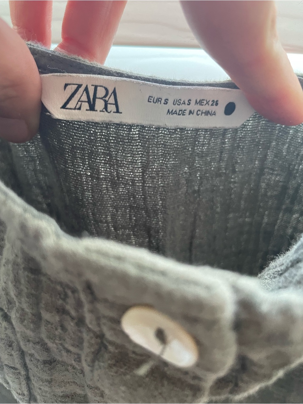 Zara Wide-Leg Pants in Olive Gray